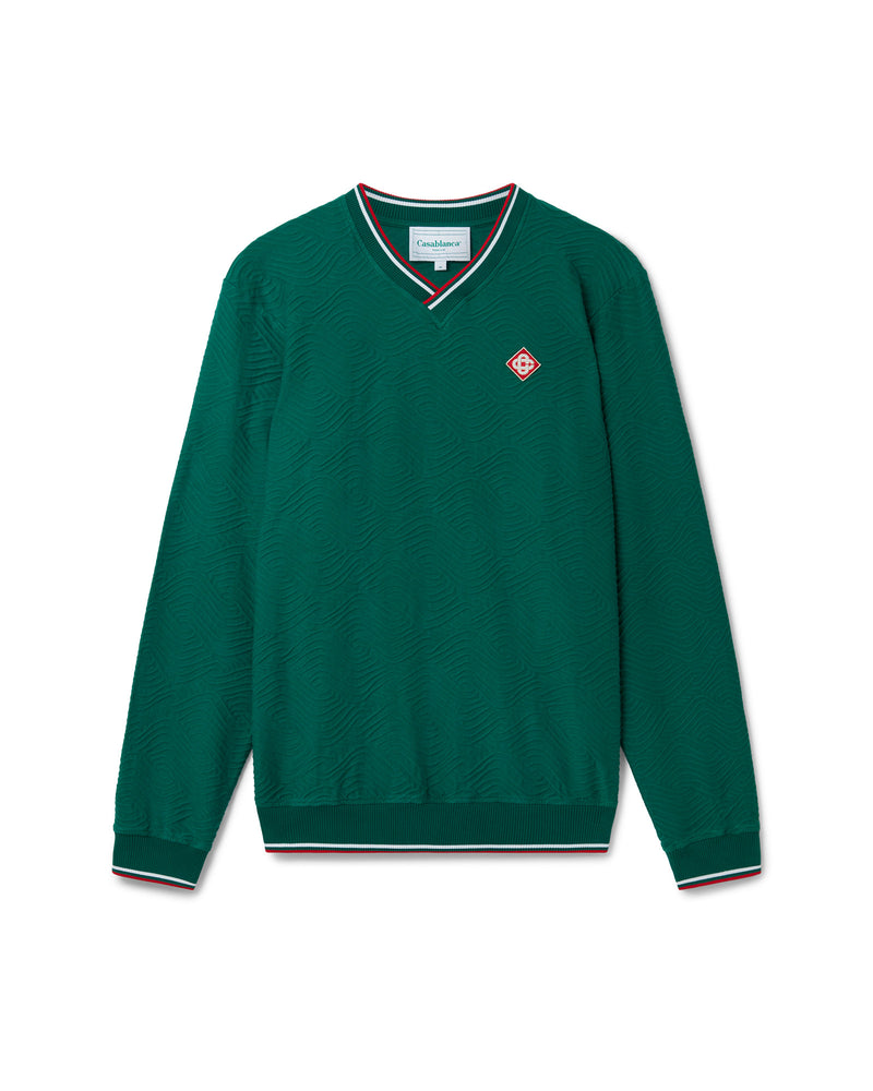 Casablanca 3D Wave Logo Sweatshirt