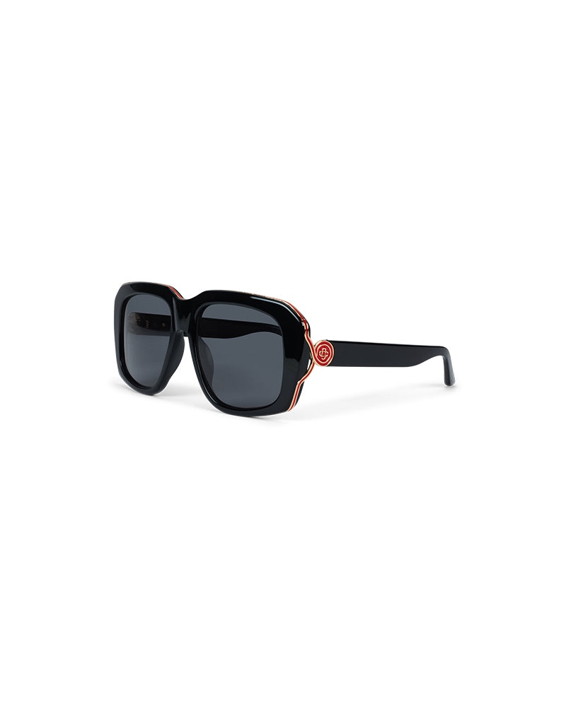Casablanca Black & Red The Casino Sunglasses