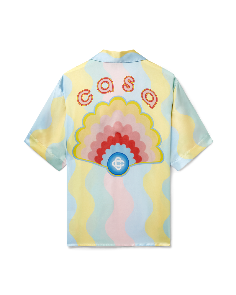 Casablanca Casa Shell Wave Silk Shirt