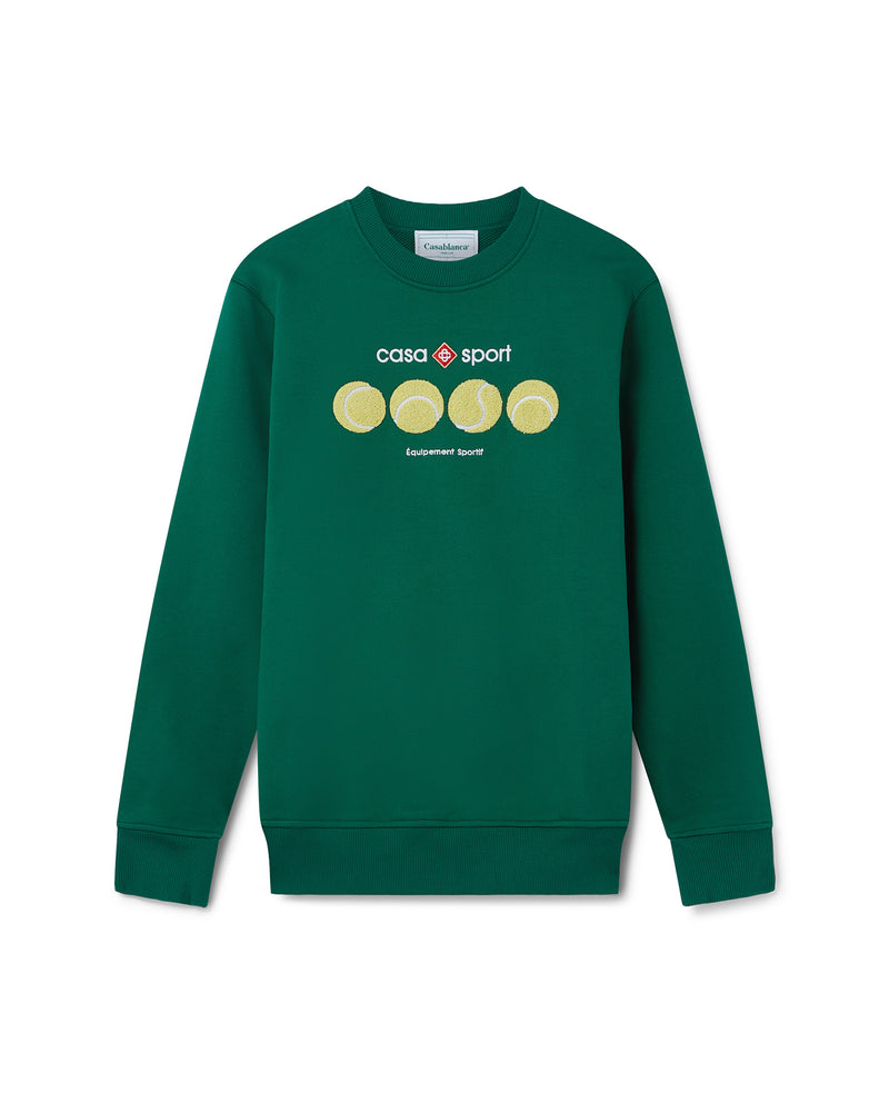Casablanca Casa Sport Tennis Balls Sweatshirt