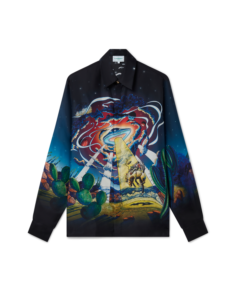 Casablanca Cowboy De L’Espace Silk Shirt