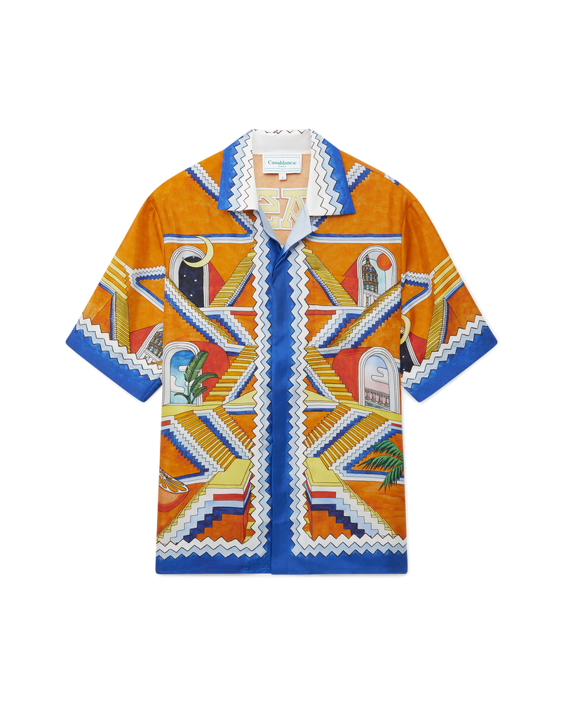 Casablanca Escalier Infini Silk Shirt