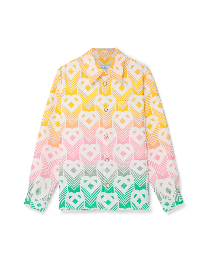 Casablanca Gradient Heart Shacket