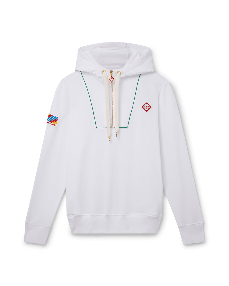 Casablanca Half Zip Hooded Sweatshirt