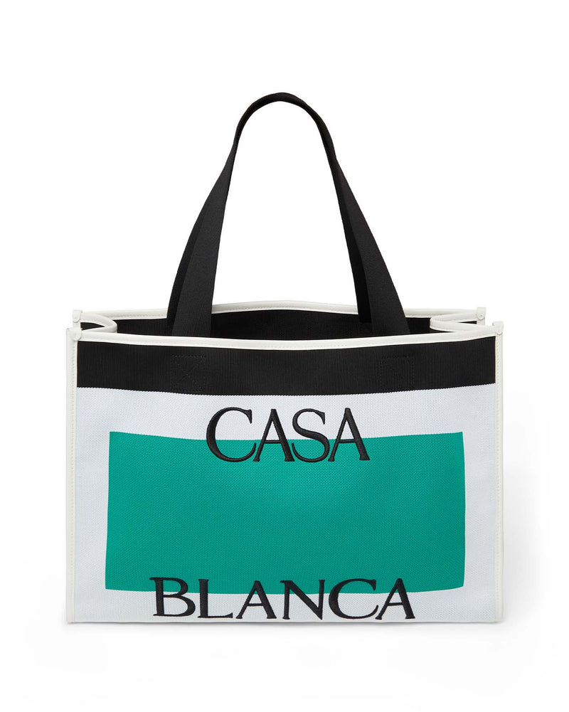 Casablanca Knit Shopper Bag