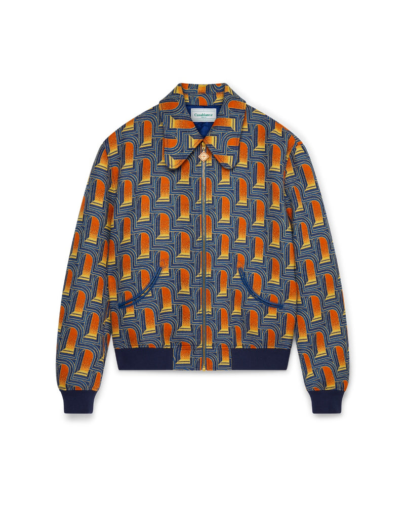 Casablanca L’Arche De Nuit Jacquard Bomber Jacket