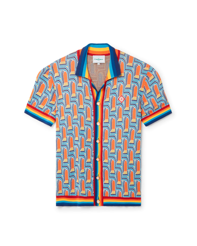 Casablanca L’Arche De Nuit Polo Shirt