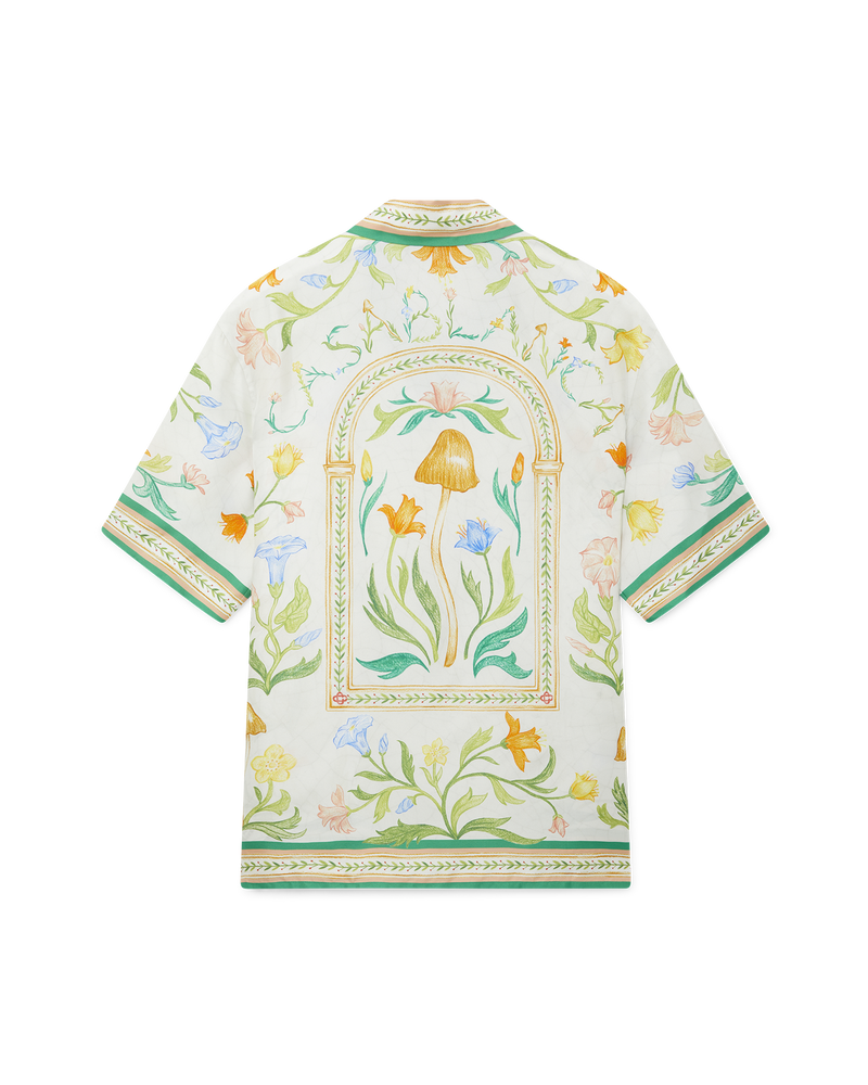 Casablanca L’Arche Fleurie Silk Shirt
