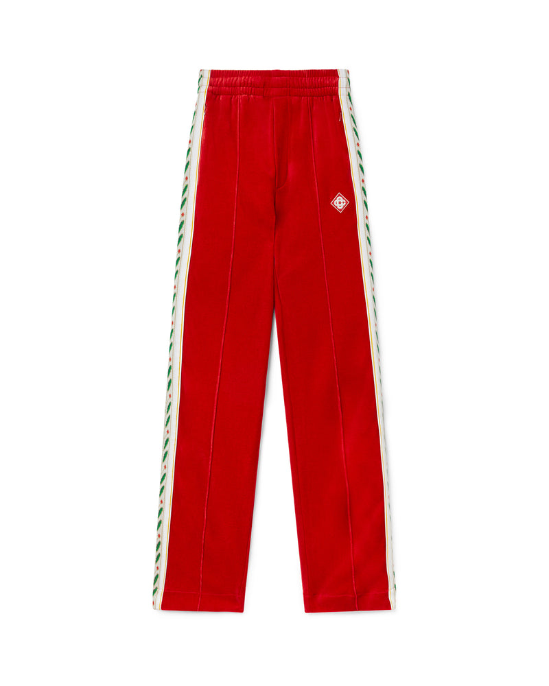 Casablanca Laurel Velour Track Pants