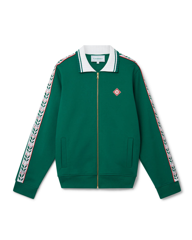 Casablanca Laurel Zip Up Sweatshirt