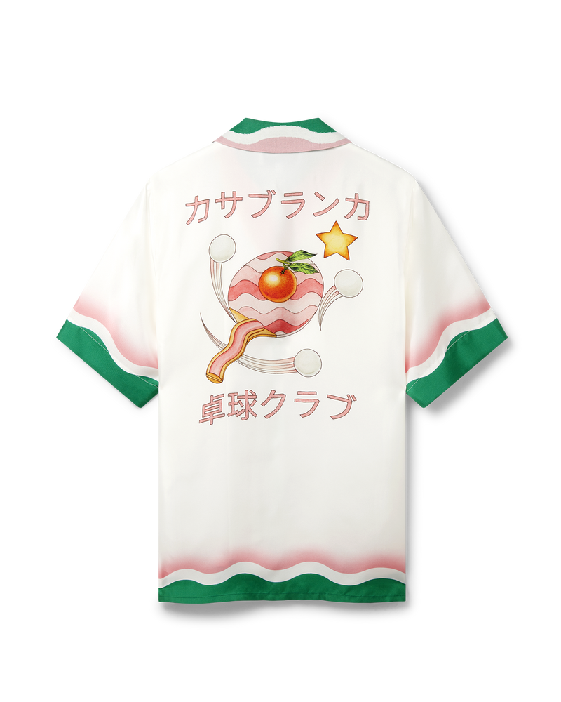 Casablanca Le Jeu De Ping Pong Silk Shirt