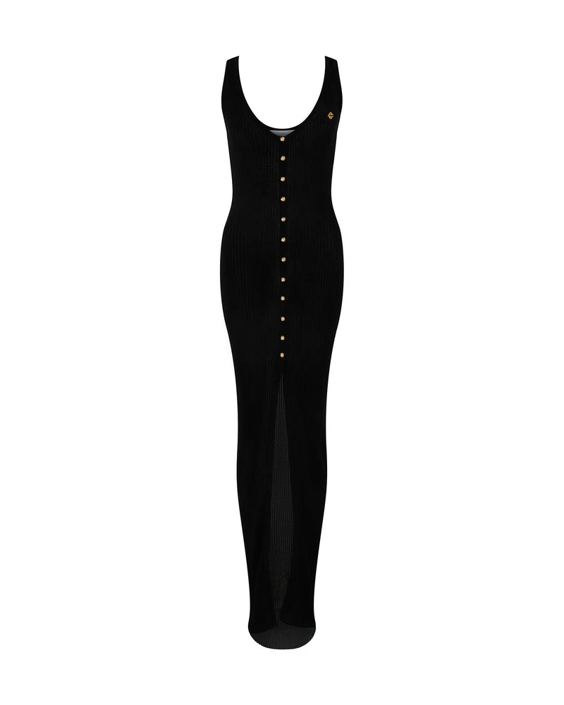 Casablanca Long Ribbed Dress Casablanca Clothing