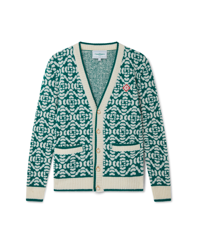 Casablanca Monogram Cardigan