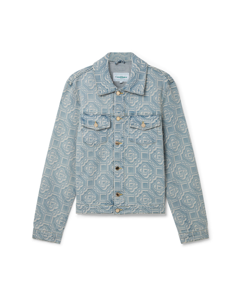 Casablanca Monogram Jacquard Denim Jacket