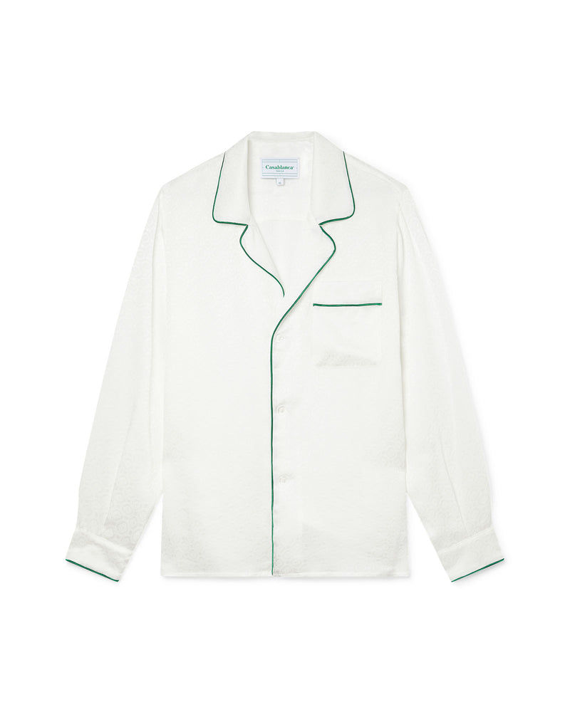 Casablanca Monogram Pyjama Silk Shirt