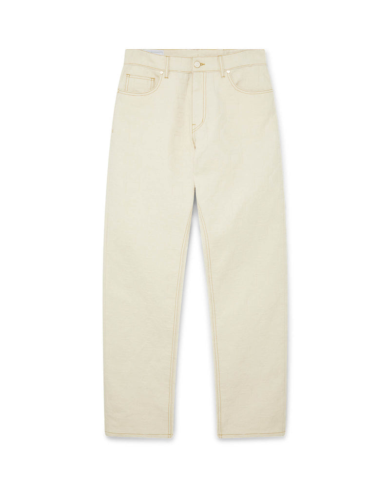 Casablanca Monogram Straight Leg Jeans