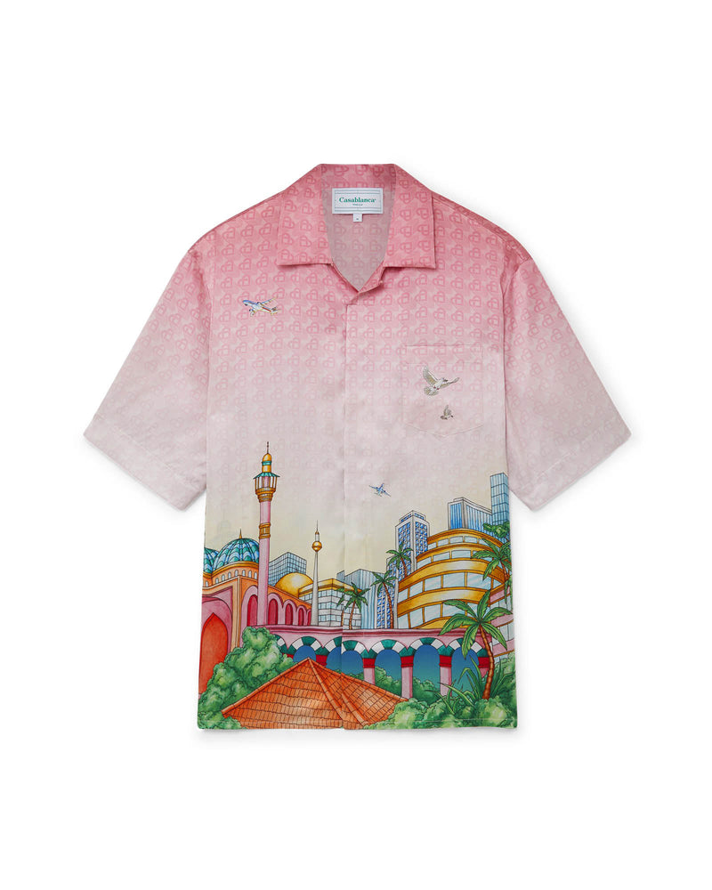 Casablanca Morning City View Silk Shirt