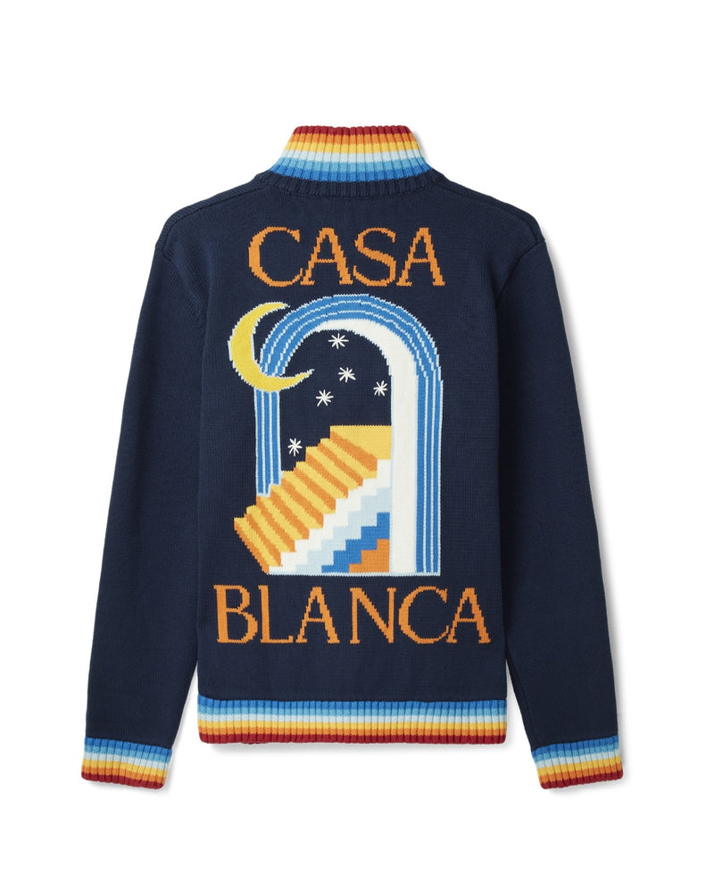 Casablanca Navy Casa Club Jacket