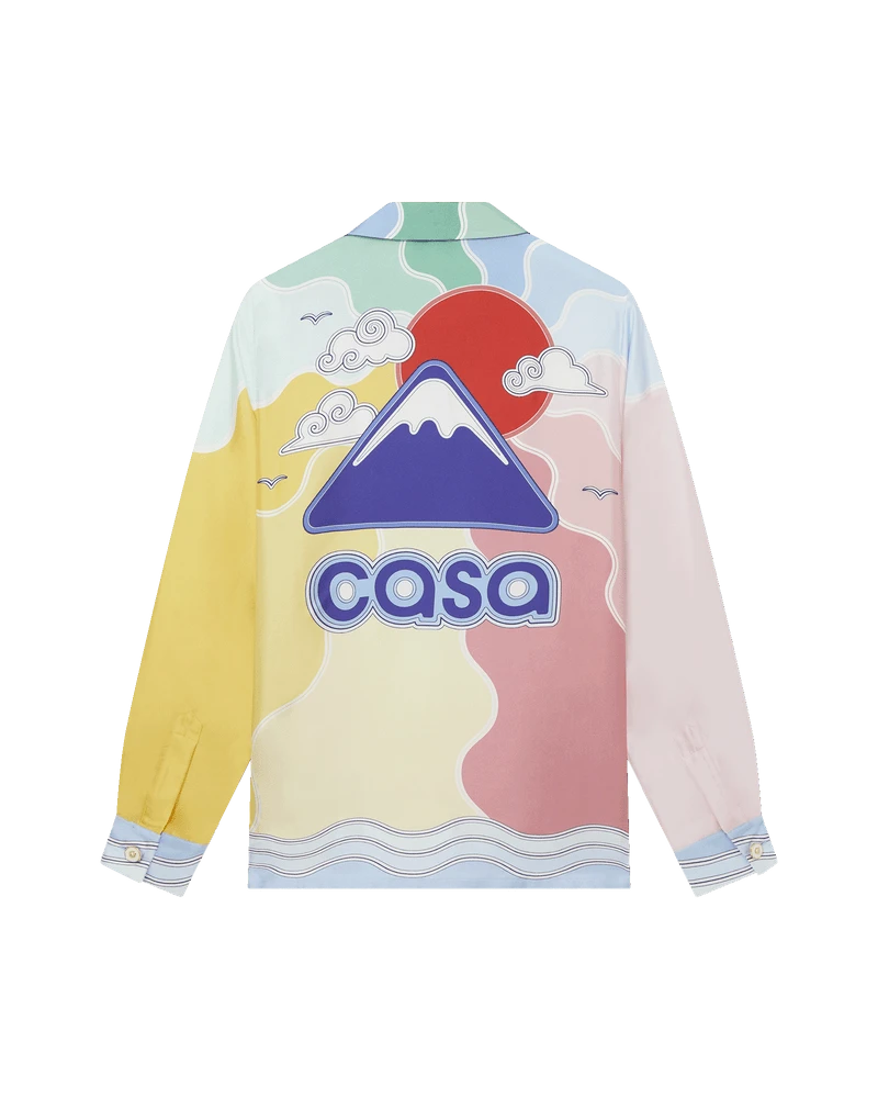 Casablanca Soleil Levant Silk Shirt Casablanca Shirt