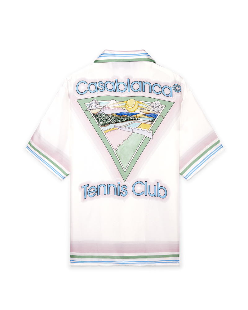 Casablanca Tennis Club Icon Silk Shirt
