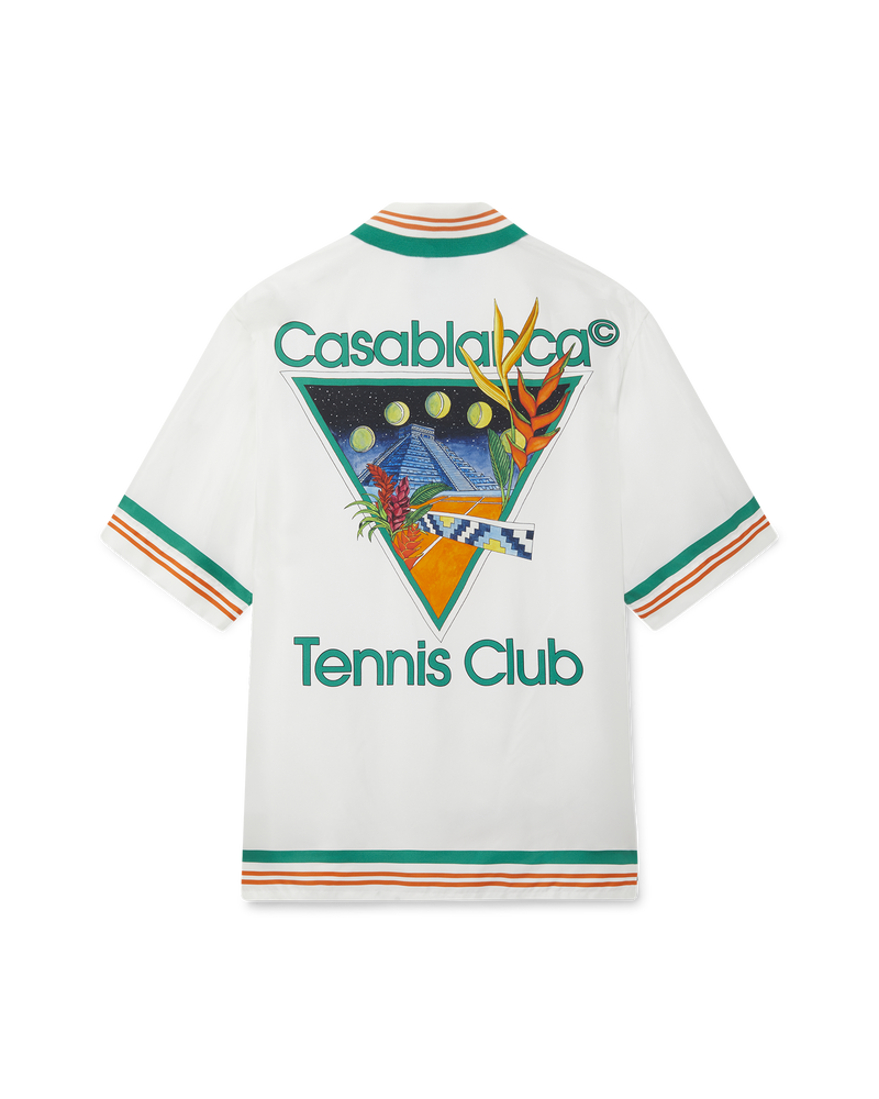 Casablanca Tennis Club Icon Silk Shirt