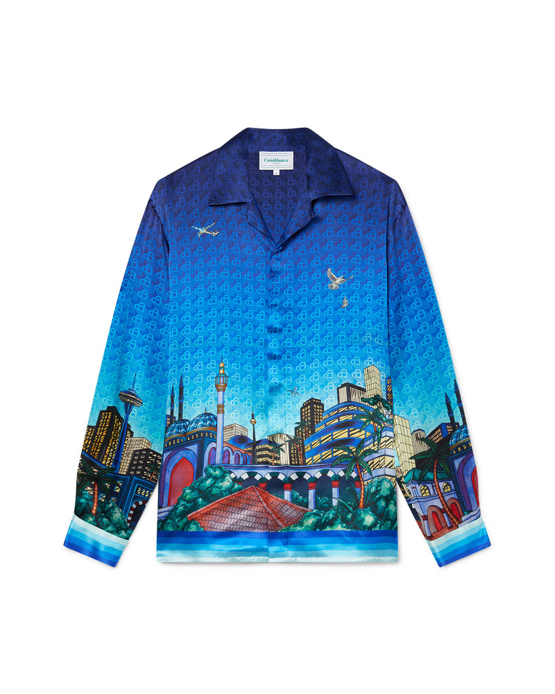 Casablanca The Night View Silk Shirt