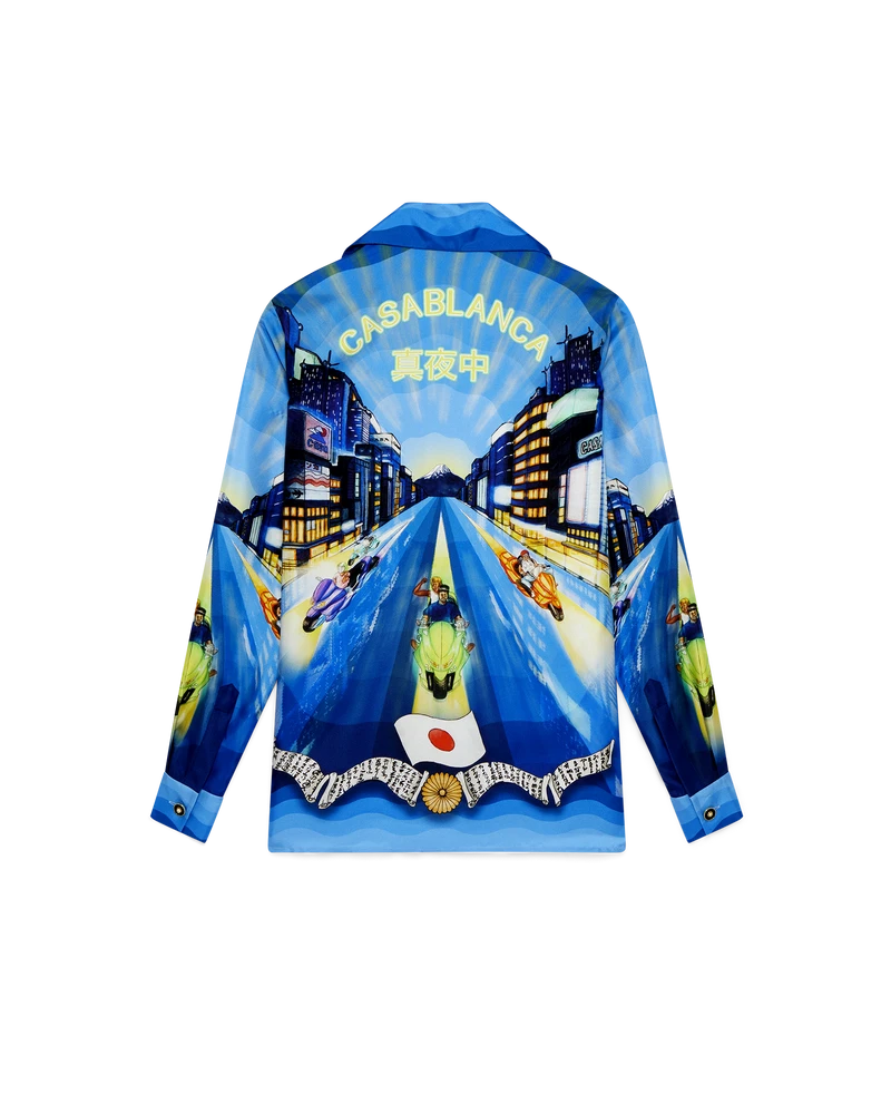 Casablanca Tokyo Night Silk Shirt Casablanca brand