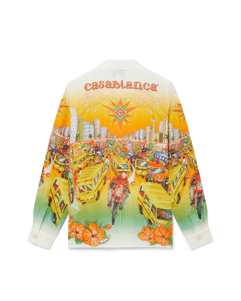 Casablanca Traffic Linen Shirt