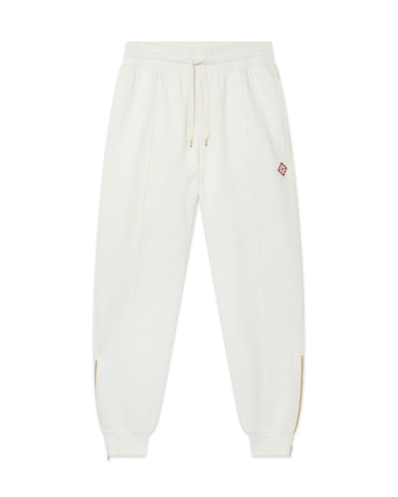 Casablanca White Zip Hem Sweatpant