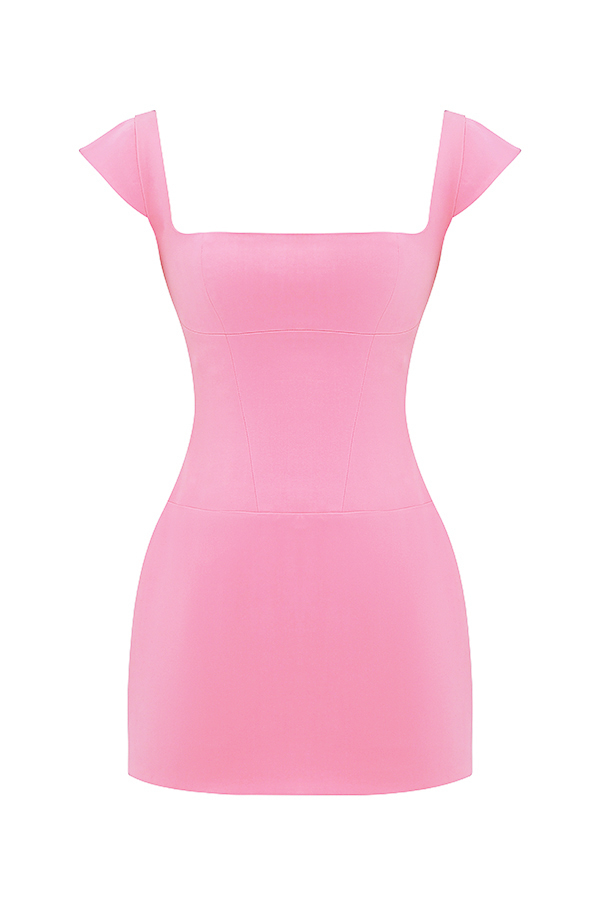 House of CB Leonida French Pink Corset Mini Dress