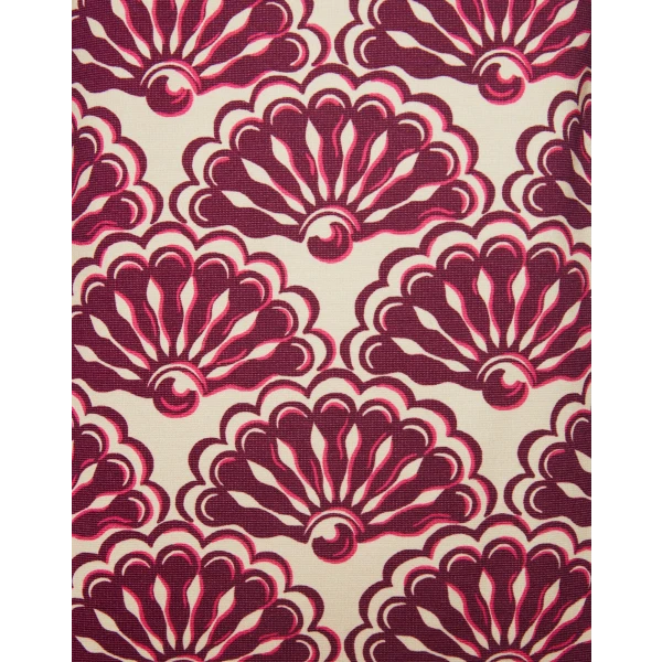Alba Dress Fans Purple in Jersey Stretch - Image 6