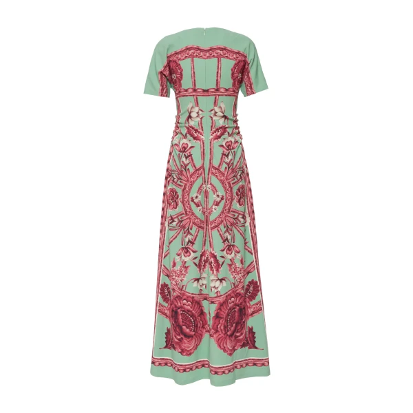 Angelica Dress Zodiac Placée Acquamarine in Envers Satin - Image 5