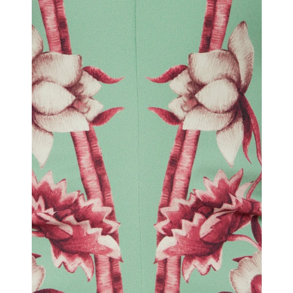 Angelica Dress Zodiac Placée Acquamarine in Envers Satin - Image 6
