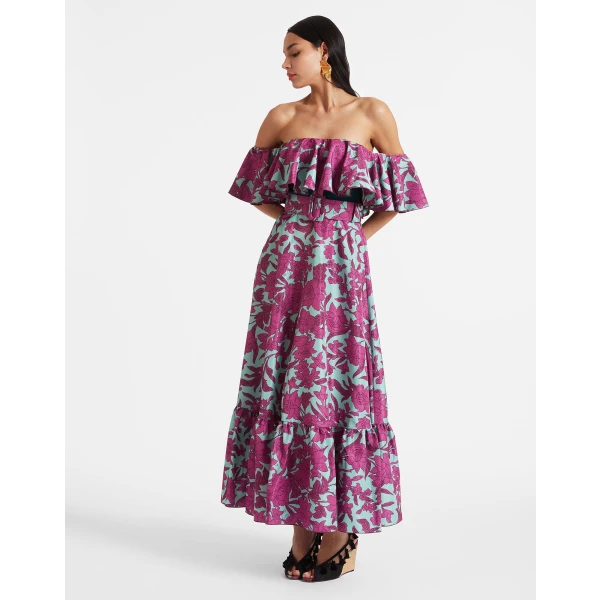 Shazam! Dress Lilium Purple in Light Faille - Image 2
