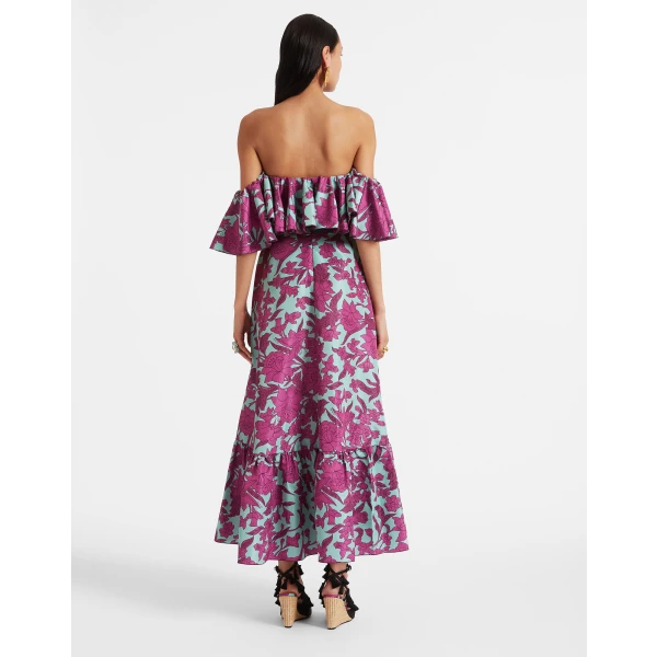 Shazam! Dress Lilium Purple in Light Faille - Image 3