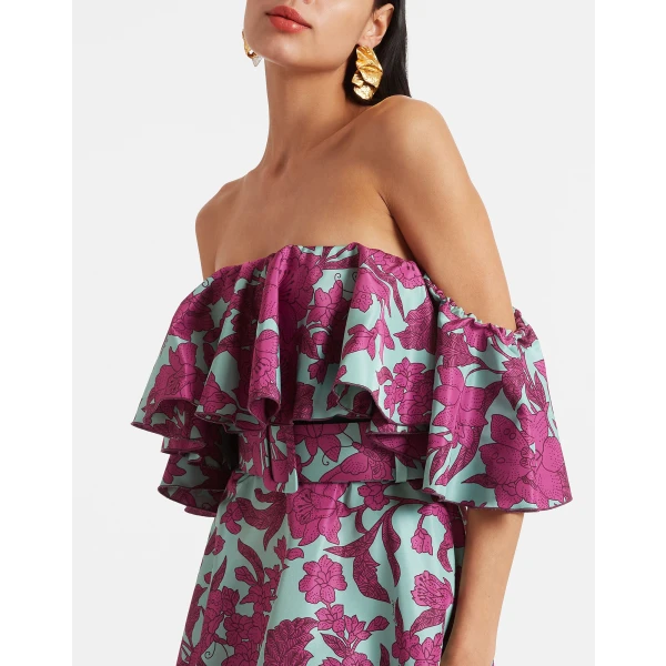 Shazam! Dress Lilium Purple in Light Faille - Image 4