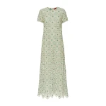 La DoubleJ San Carlo Dress Derby Placée Multicolor in Silk - Dresses - Milanese Maximalist Fashion at Luxury Shoes 