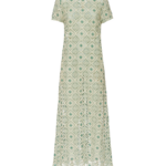 La DoubleJ San Carlo Dress Derby Placée Multicolor in Silk - Dresses - Milanese Maximalist Fashion at Luxury Shoes 