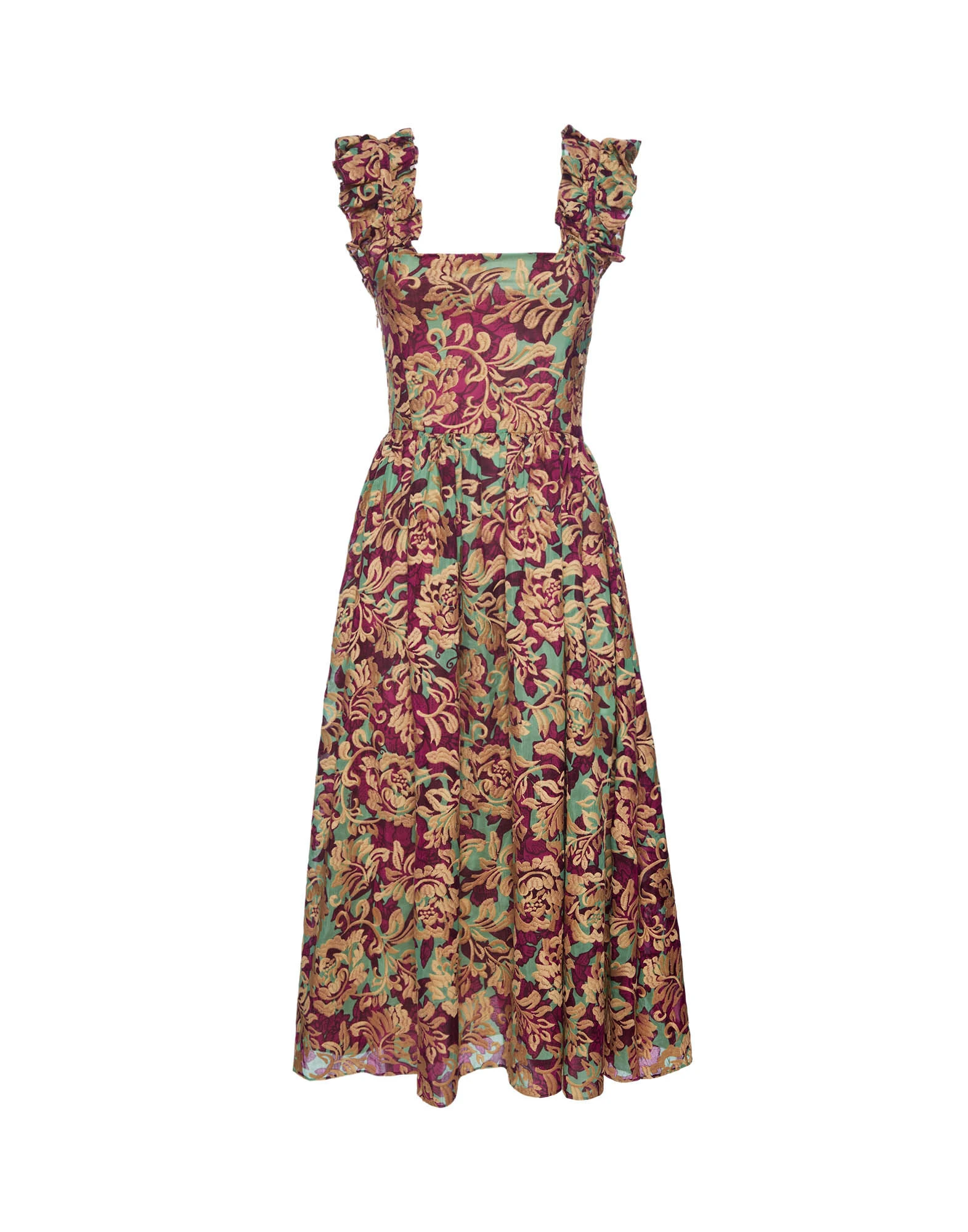 La Double J Zeta Dress Lilium Purple in Embroidered Organza La Double J Dress