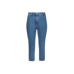 Capri slim denim pants in blue
