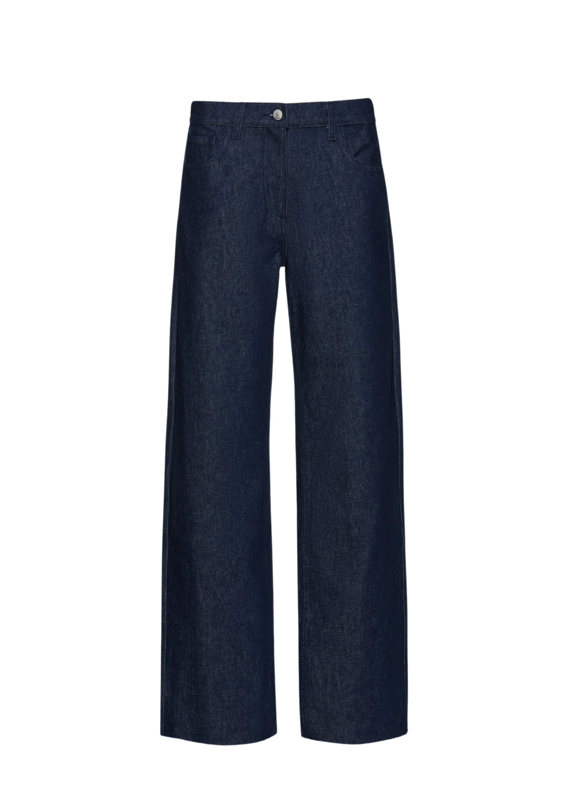 Magda-Butrym-Classic-flare-denim-pants-in-indigo-scaled83658_nobg Classic flare denim pants in indigo - Image 1