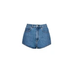 Denim hot shorts in blue
