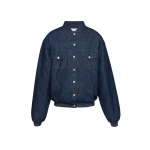 Old school denim bomber jacket in indigo