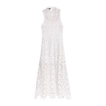 Beaded Crochet Maxi Dress