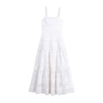 Crochet-Knit Maxi Dress