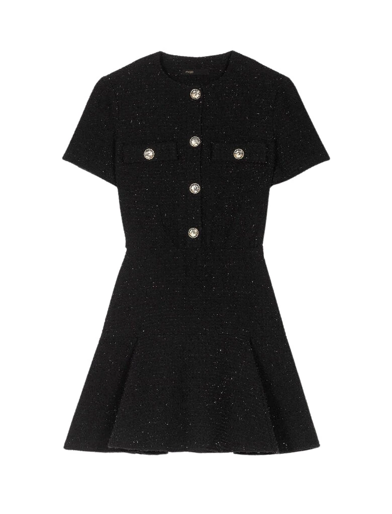 Maje-Short-Tweed-Dress62162_nobg Short Tweed Dress - Image 1