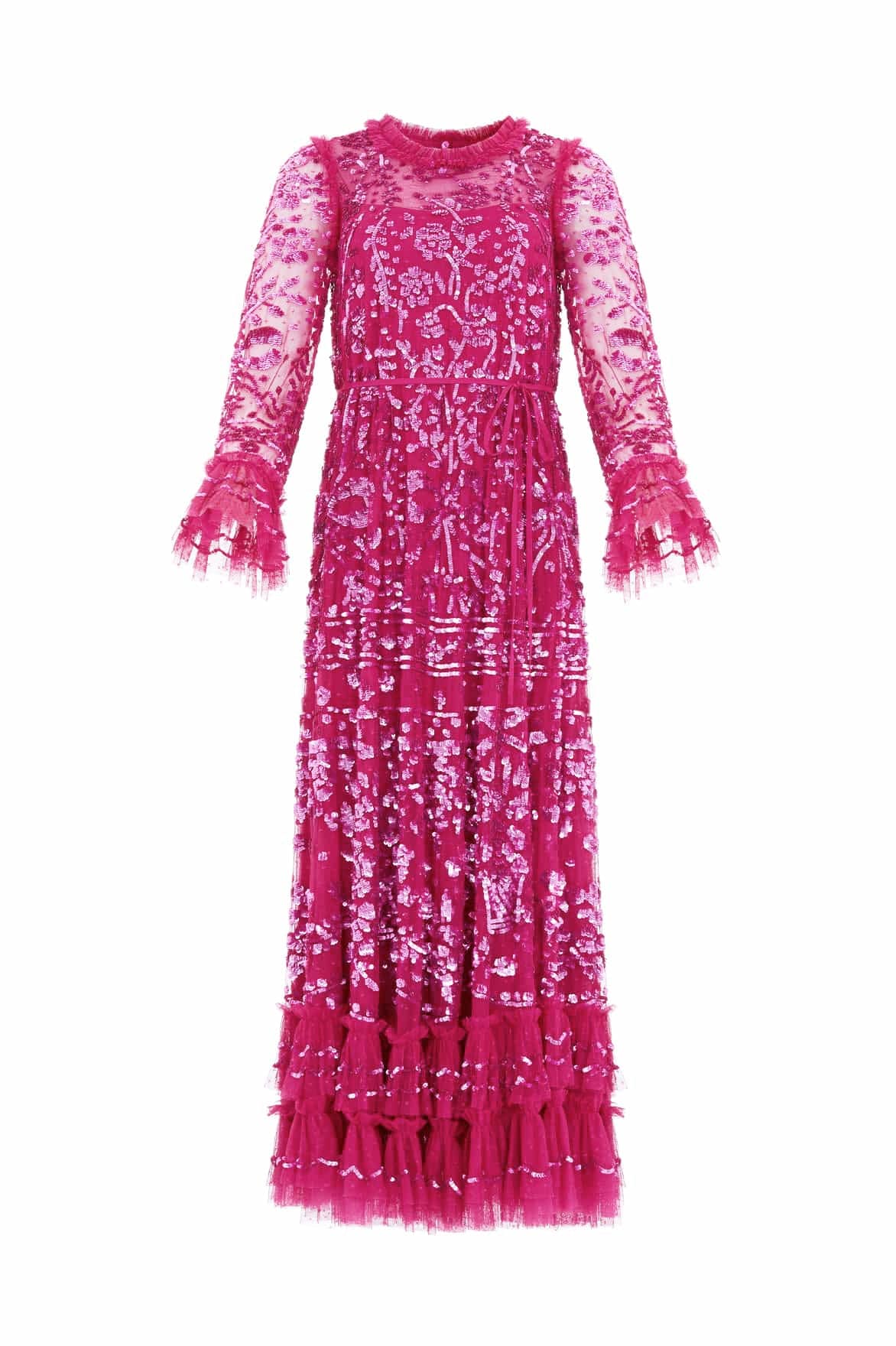 Needle and Thread Celia Long Sleeve Ankle Gown