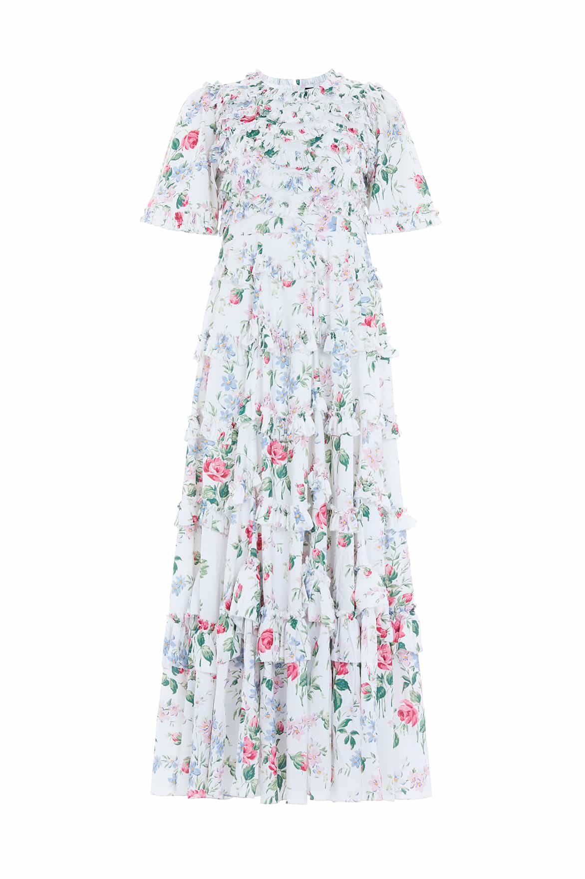 Needle and Thread Floral Fantasy Crepe Ankle Gown