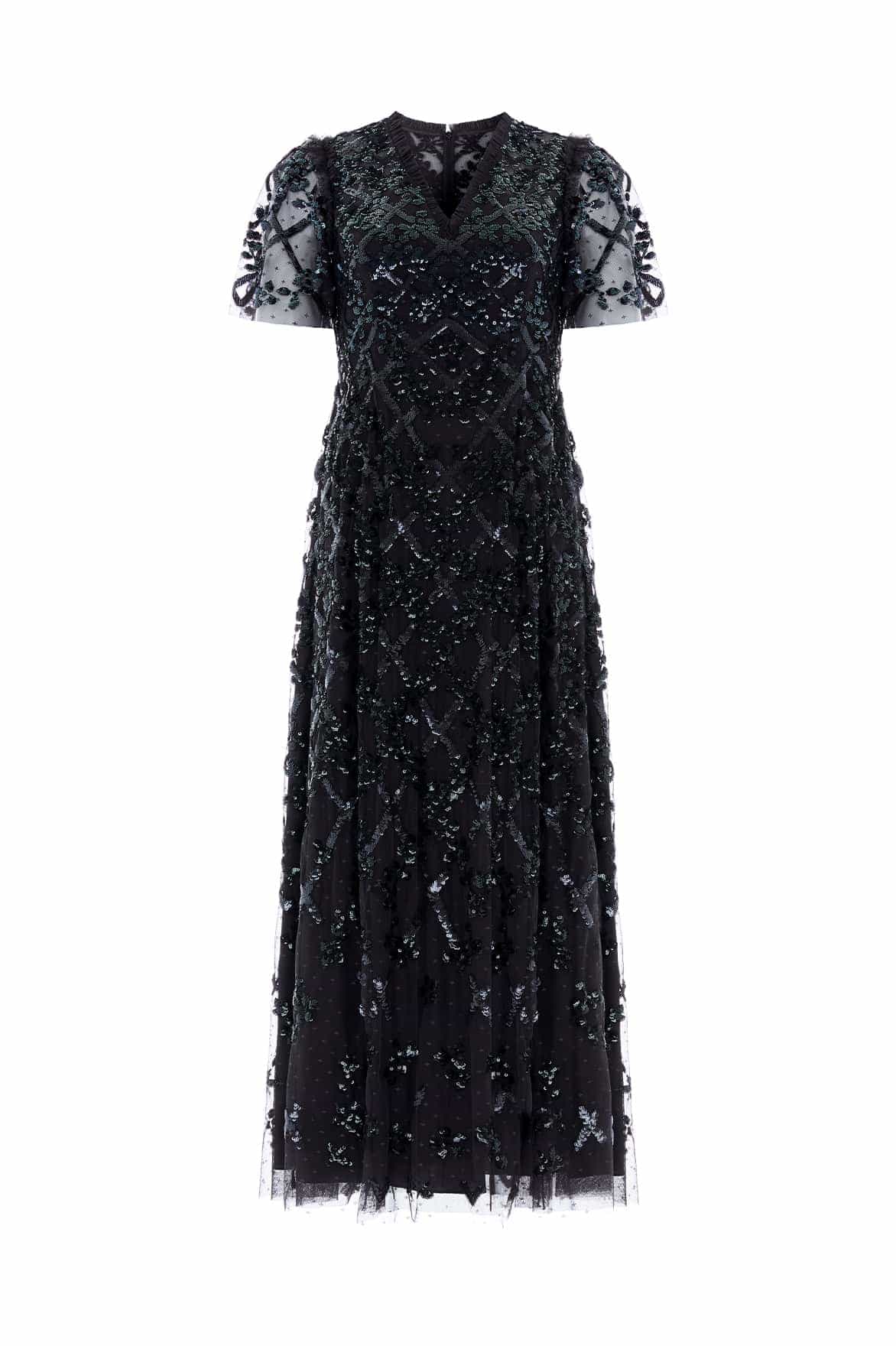 Needle and Thread Garden Lattice Ankle Gown