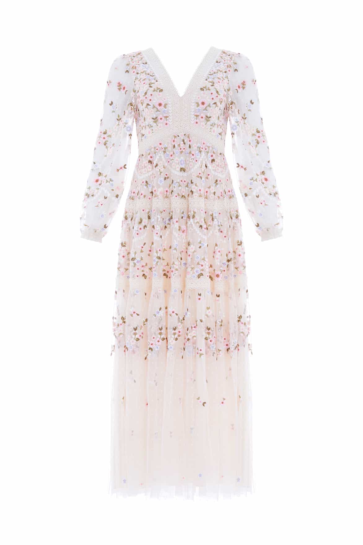 Needle and Thread Garland Ribbon Ankle Gown